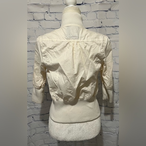Miley Cyrus Max Azria cream jacket size L. Juniors sizing. - Picture 4 of 6
